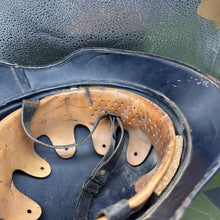 Charger l'image dans la galerie, Original WW2 German Luftshutz Helmet Complete with Liner & Chinstrap