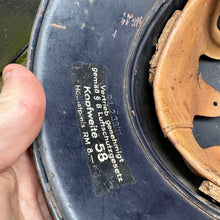 Charger l'image dans la galerie, Original WW2 German Luftshutz Helmet Complete with Liner & Chinstrap