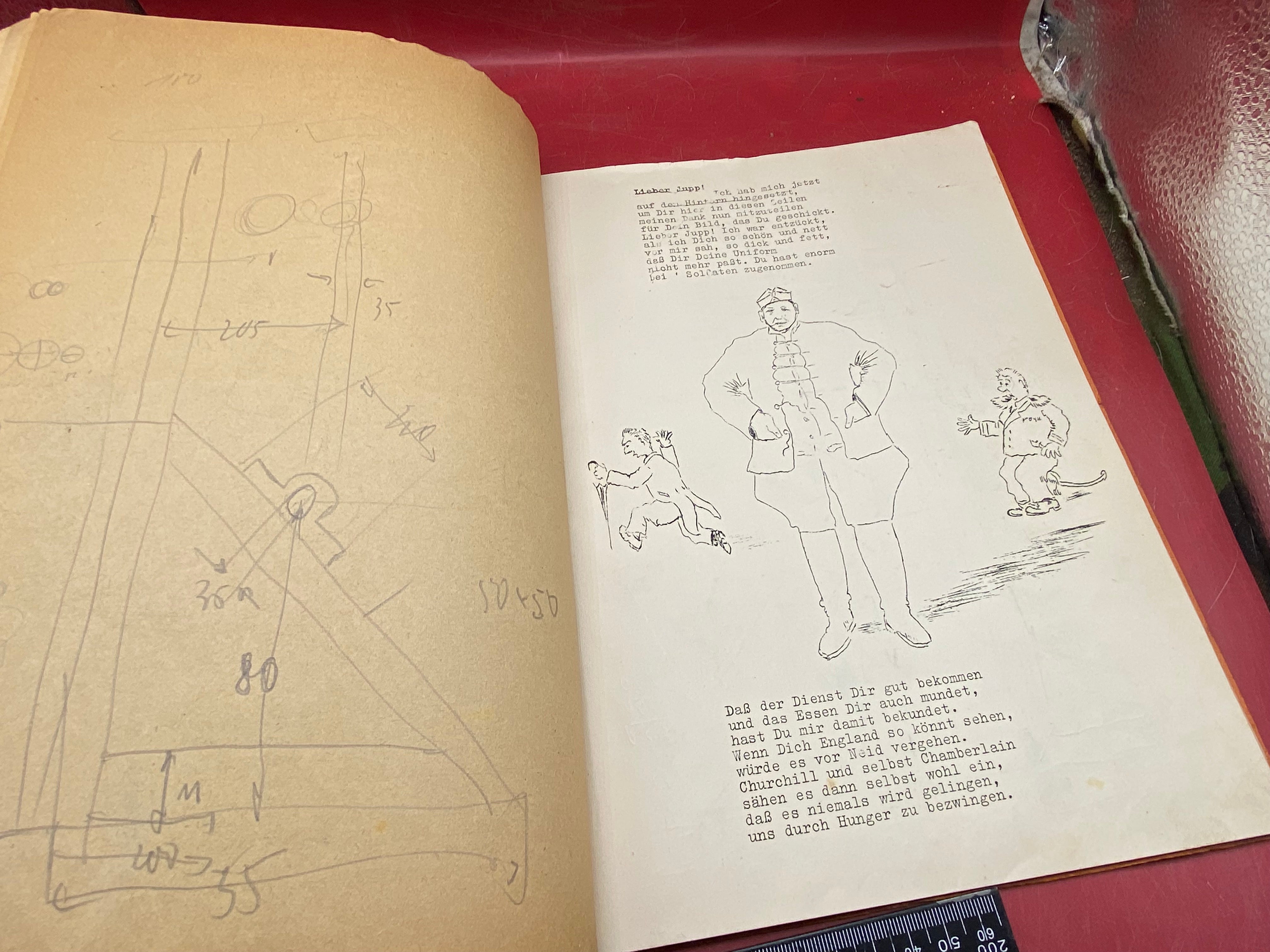 Interesting WW2 German 1940 Feldpost / Musicians Regiment Booklet - The Militaria Shop