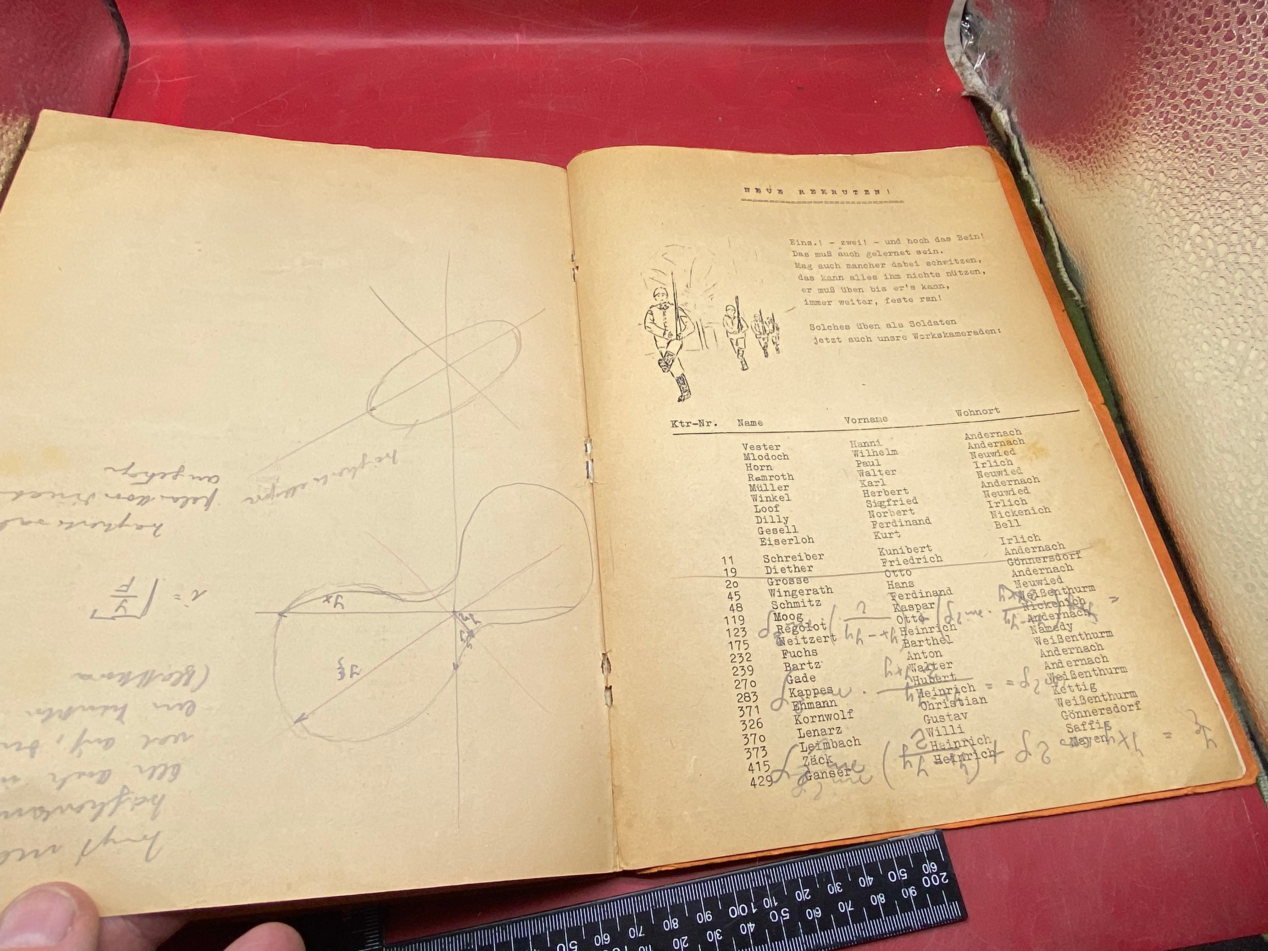 Interesting WW2 German 1940 Feldpost / Musicians Regiment Booklet - The Militaria Shop