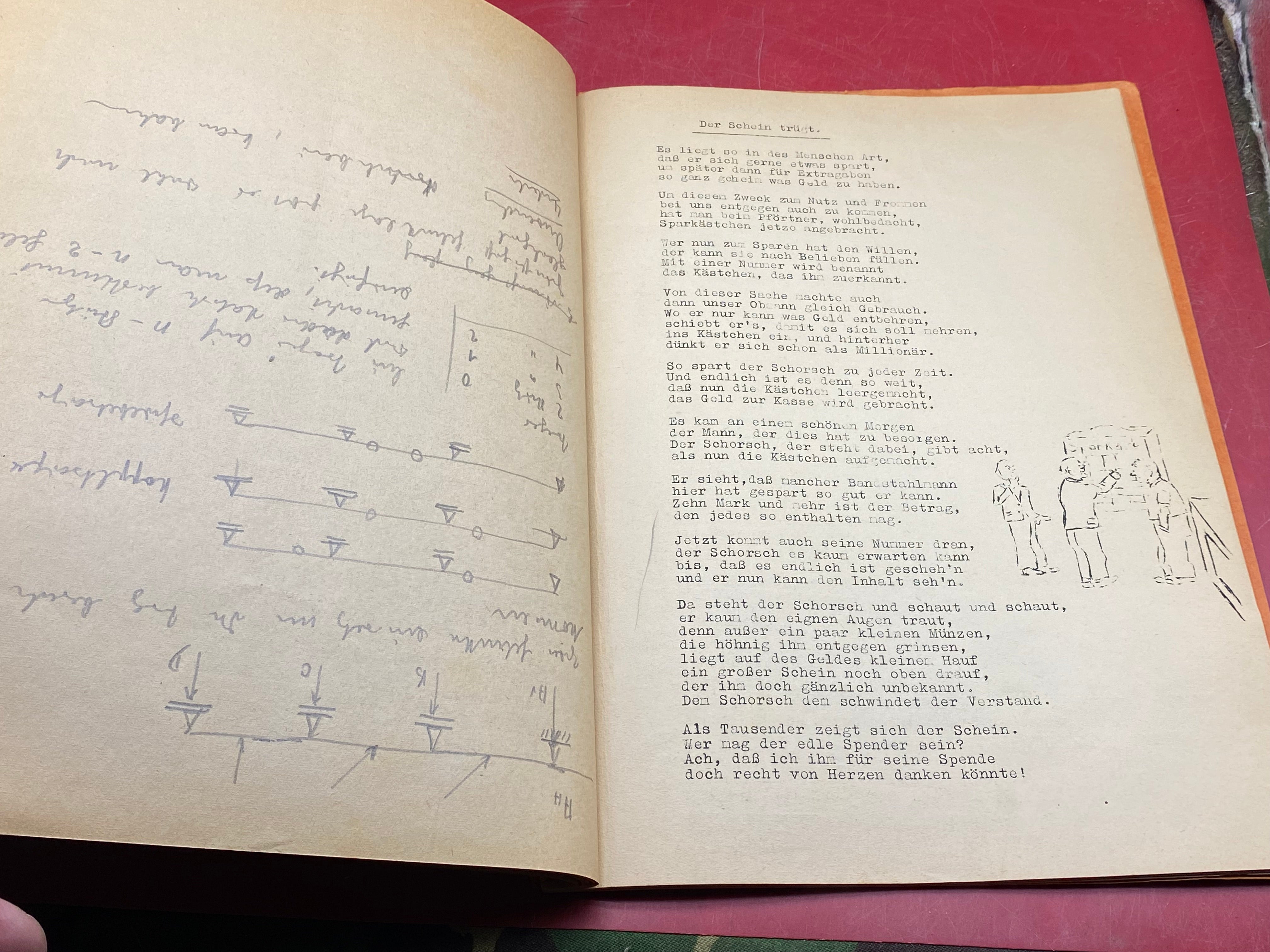 Interesting WW2 German 1940 Feldpost / Musicians Regiment Booklet - The Militaria Shop