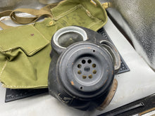 Charger l'image dans la galerie, Original WW2 British Army Assault Gas Mask Set - The Militaria Shop
