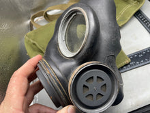Charger l'image dans la galerie, Original WW2 British Army Assault Gas Mask Set - The Militaria Shop