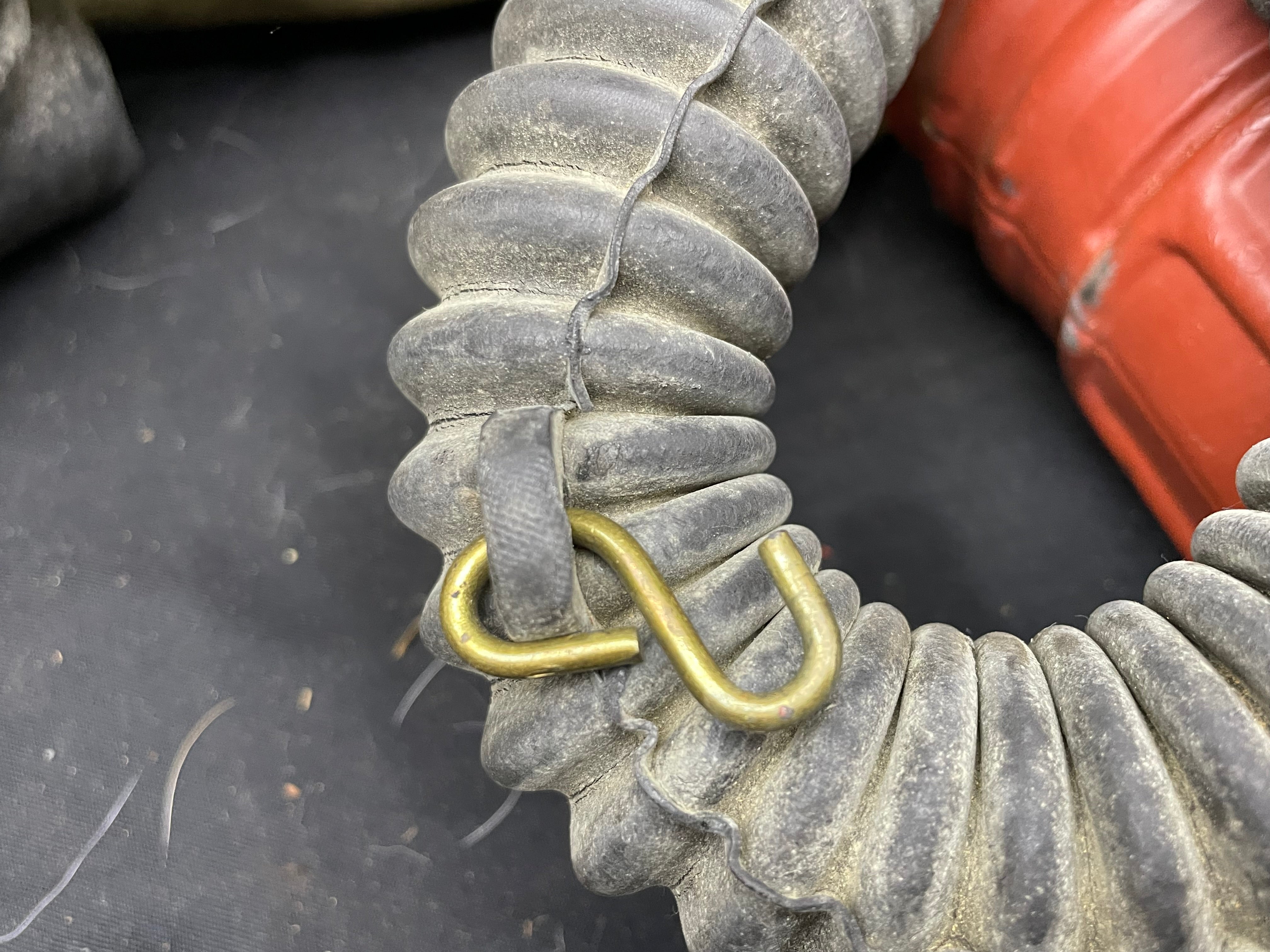 WW2 British Army Gas Mask Set - Long Hose Variation for Drivers etc - The Militaria Shop