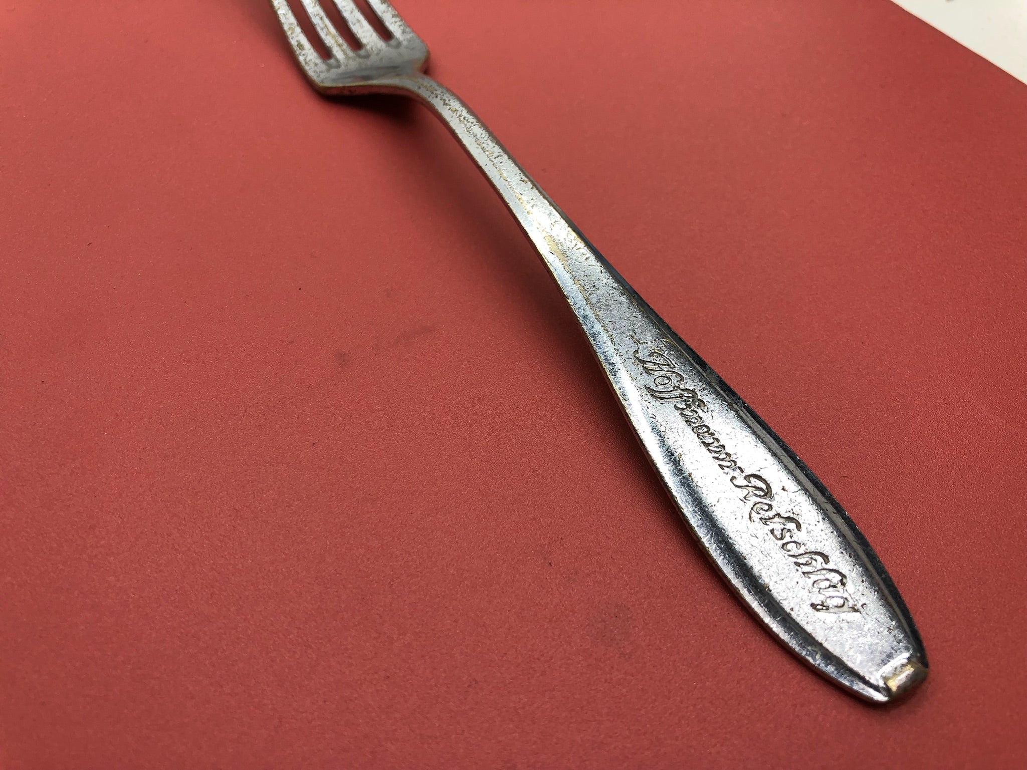 Original WW2 German Hoffmann Reichlag Fork - The Militaria Shop
