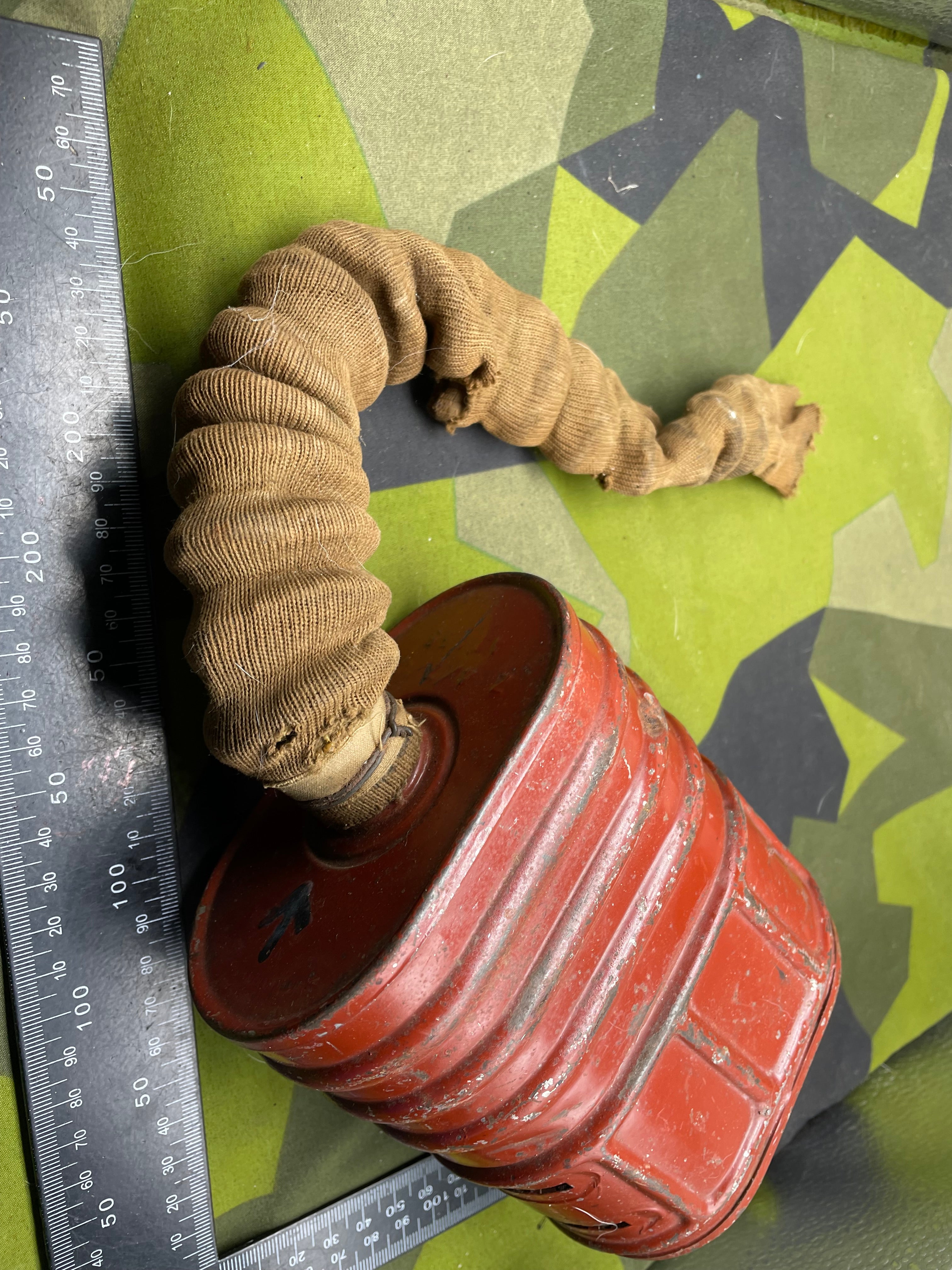Original WW2 British Army General Service Respirator Filter - The Militaria Shop