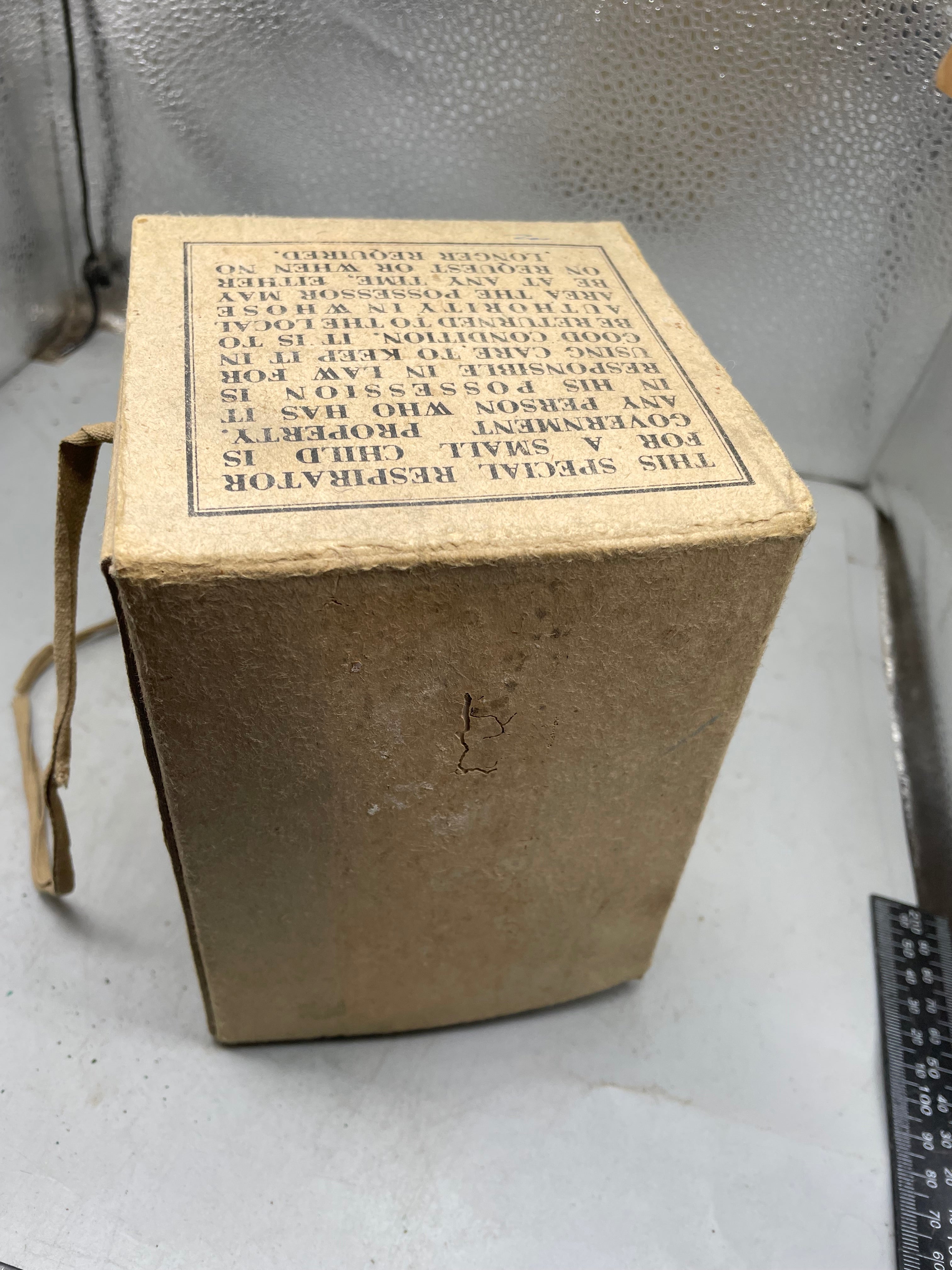 Original WW2 British Home Front Childs Mickey Mouse Gas Mask in Box - The Militaria Shop
