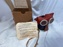 Lade das Bild in den Galerie-Viewer, Original WW2 British Home Front Childs Mickey Mouse Gas Mask in Box - 1939 Dated