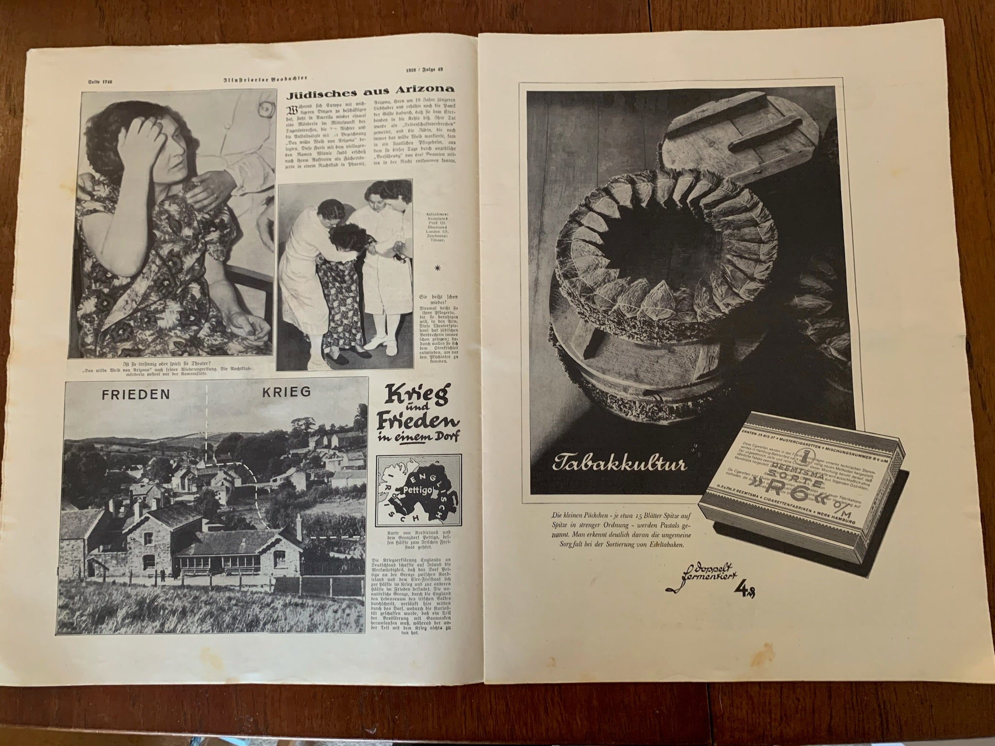JB Juustrierter Beobachter NSDAP Magazine Original WW2 German - 7th December 1939 - The Militaria Shop