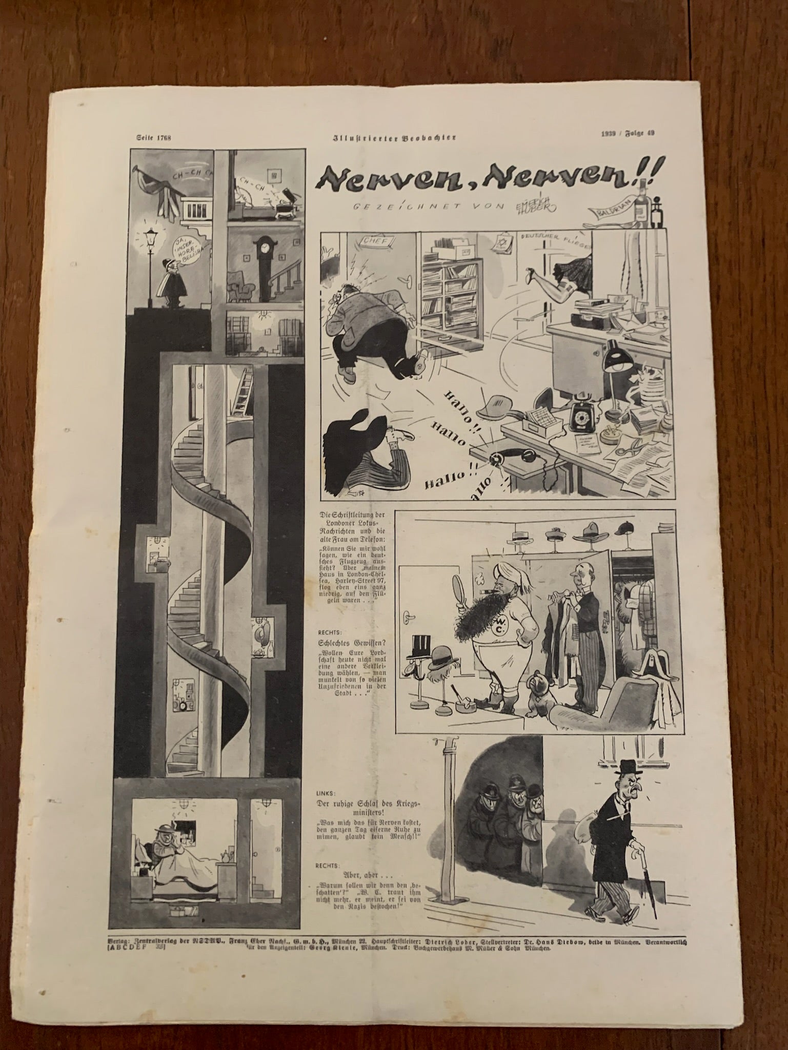 JB Juustrierter Beobachter NSDAP Magazine Original WW2 German - 7th December 1939 - The Militaria Shop