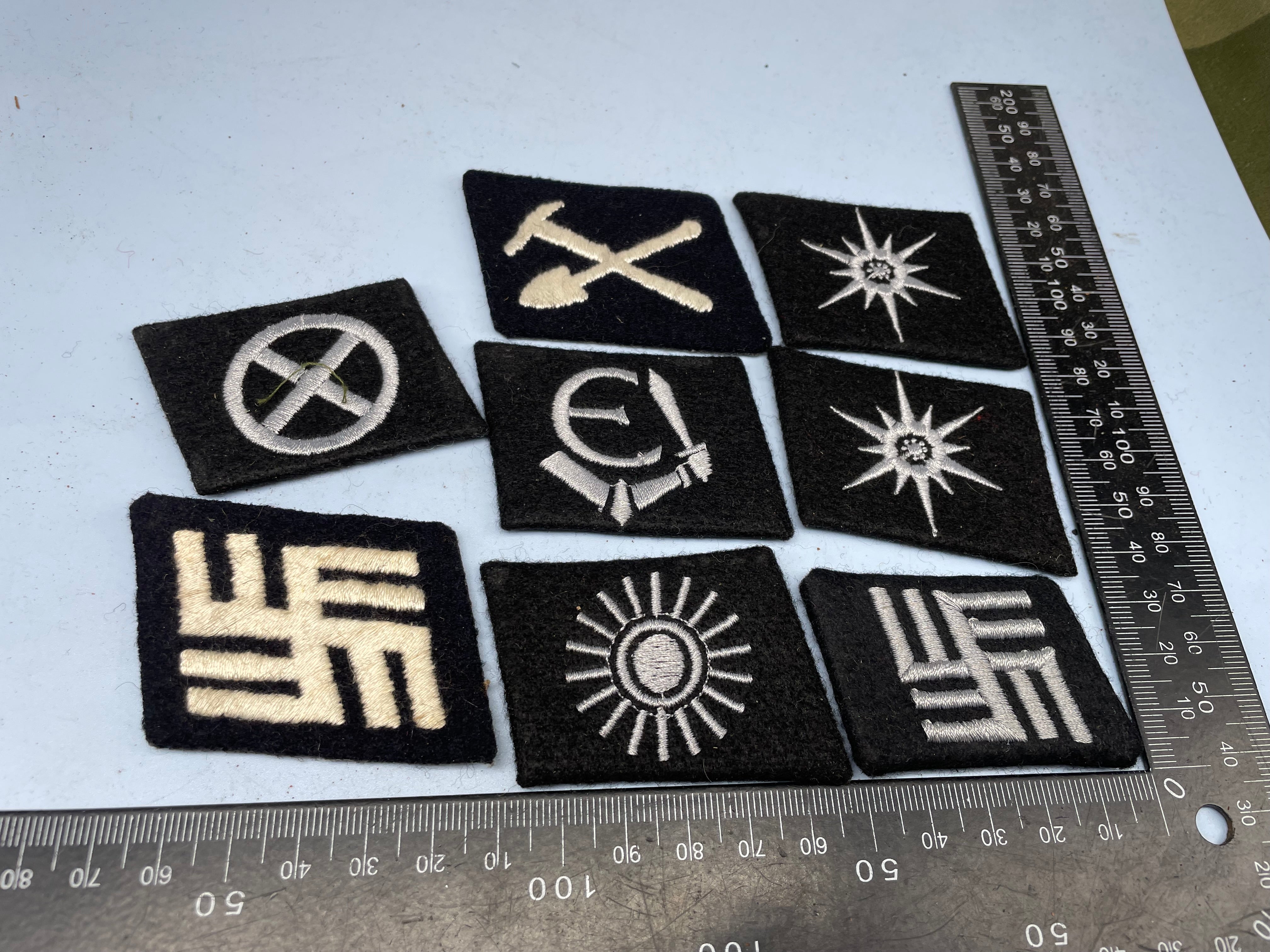 Group of WW2 German Collar Badges - The Militaria Shop