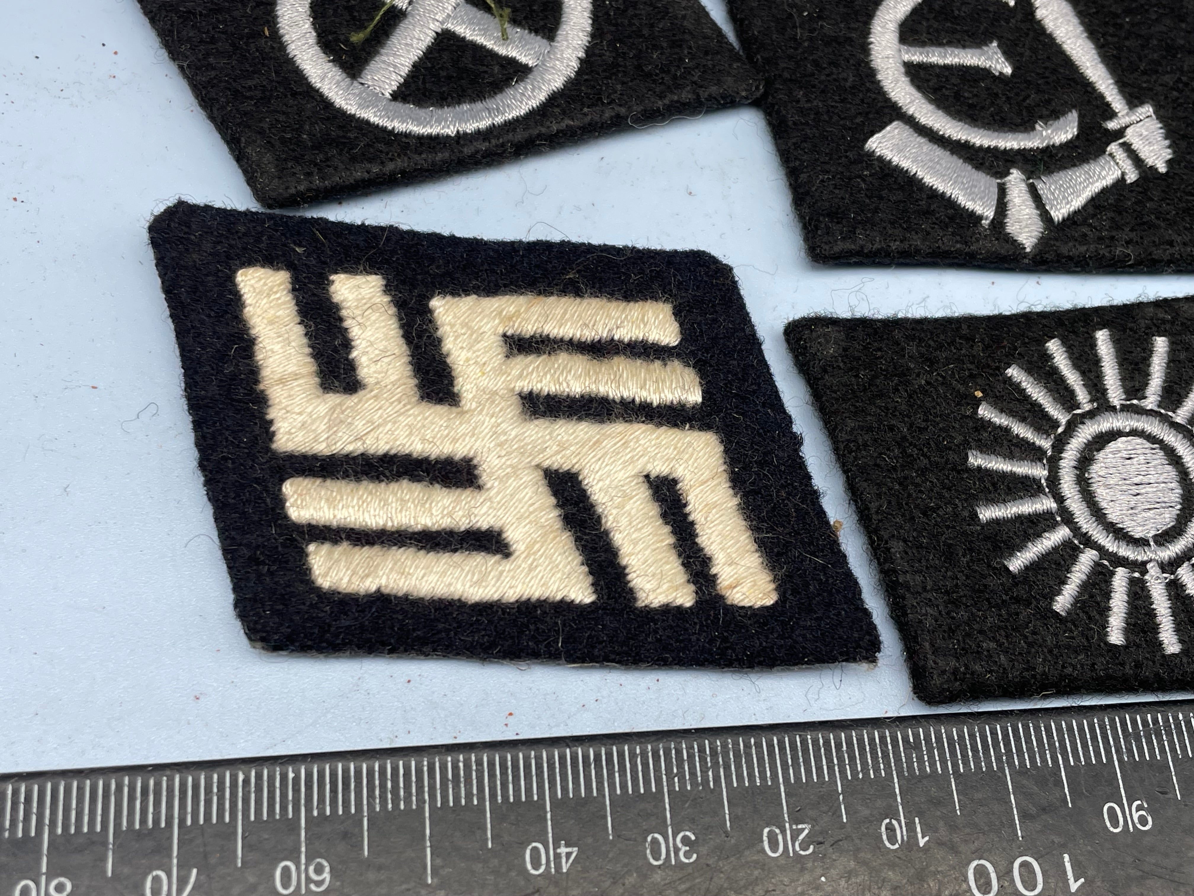Group of WW2 German Collar Badges - The Militaria Shop