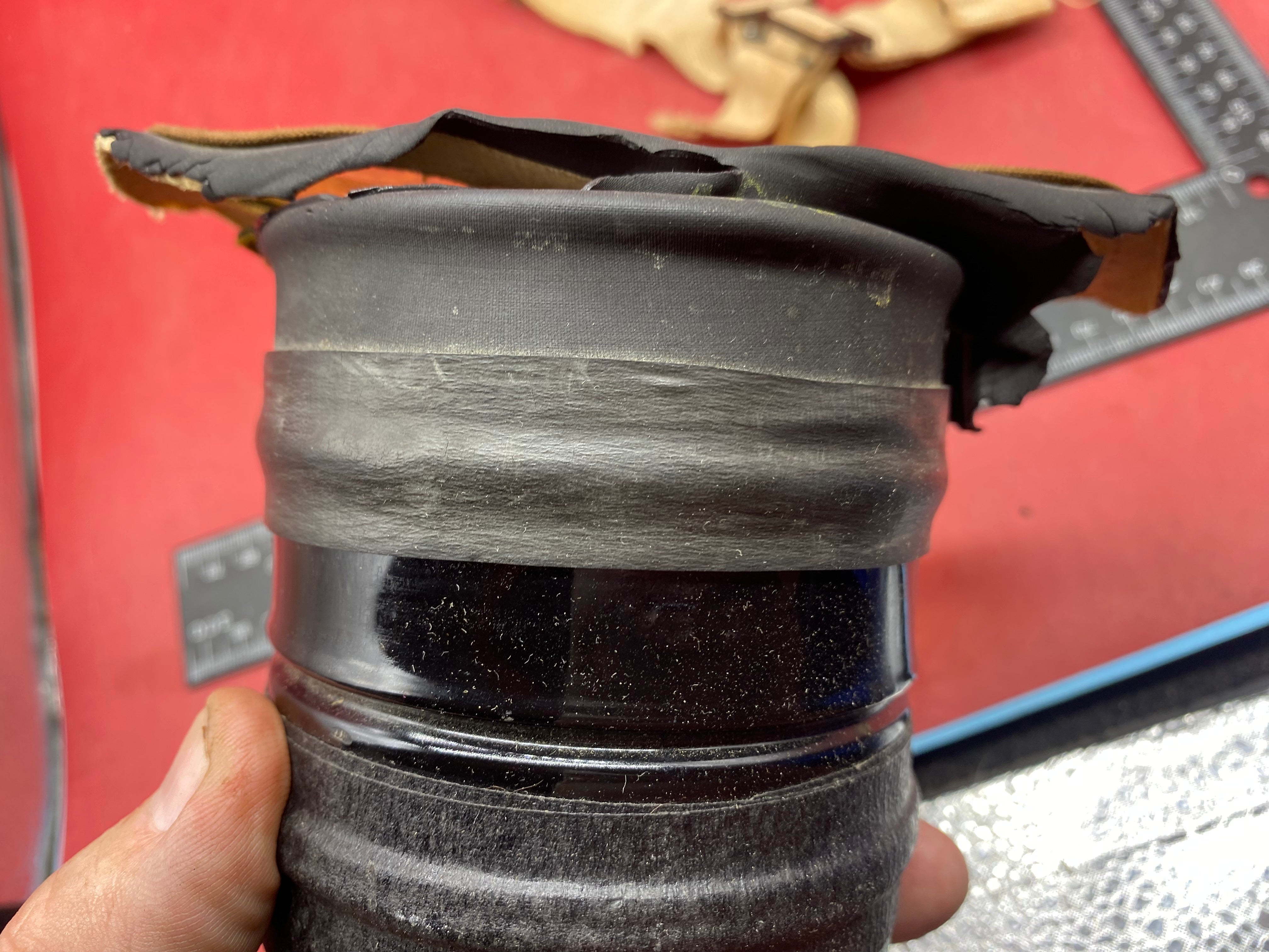 Original WW2 British Home Front Civilian Gas Mask - For Parts or Display - The Militaria Shop