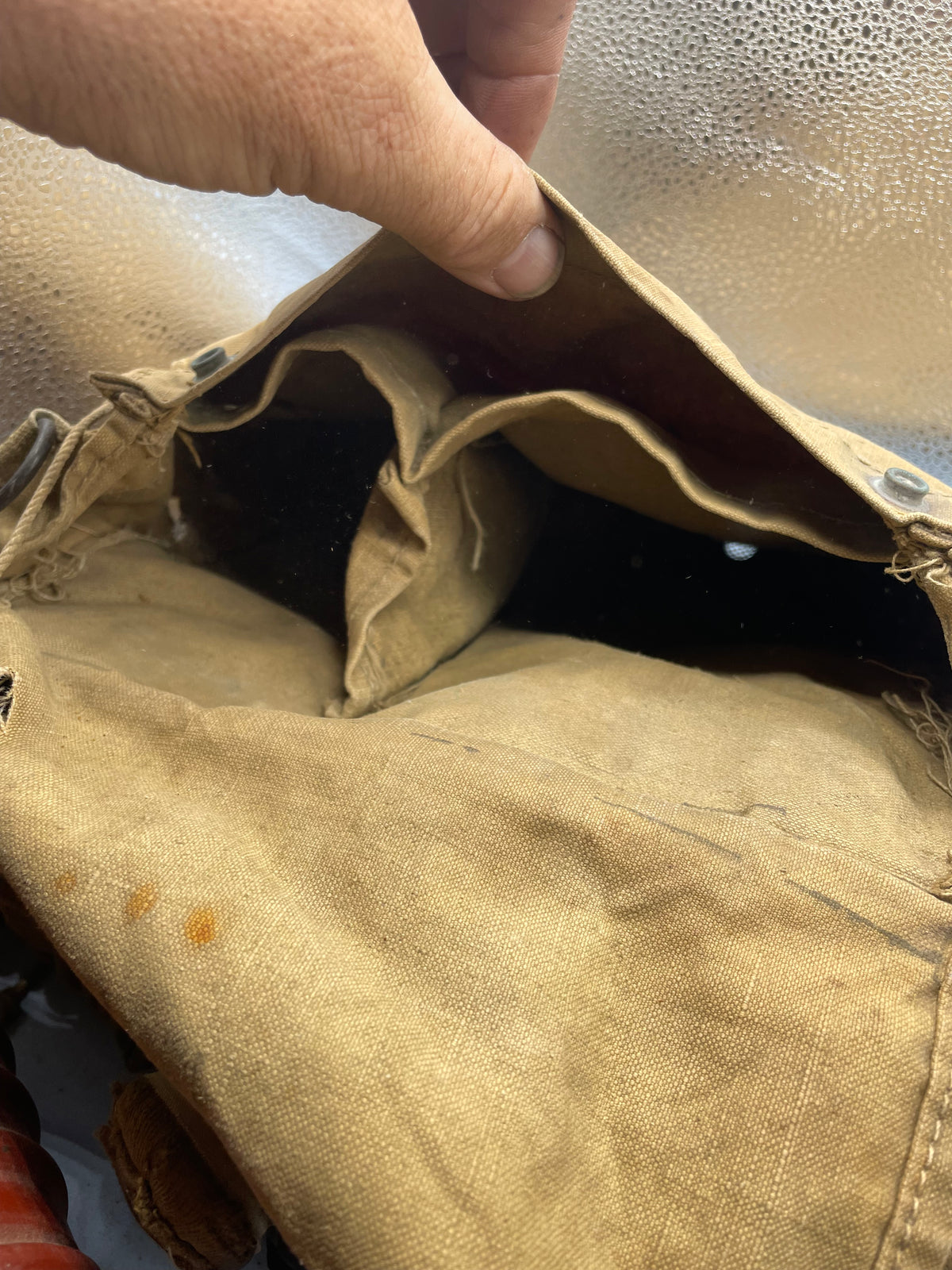 Original WW2 British Army Gas Mask in Bag - Parts for repair - The Militaria Shop