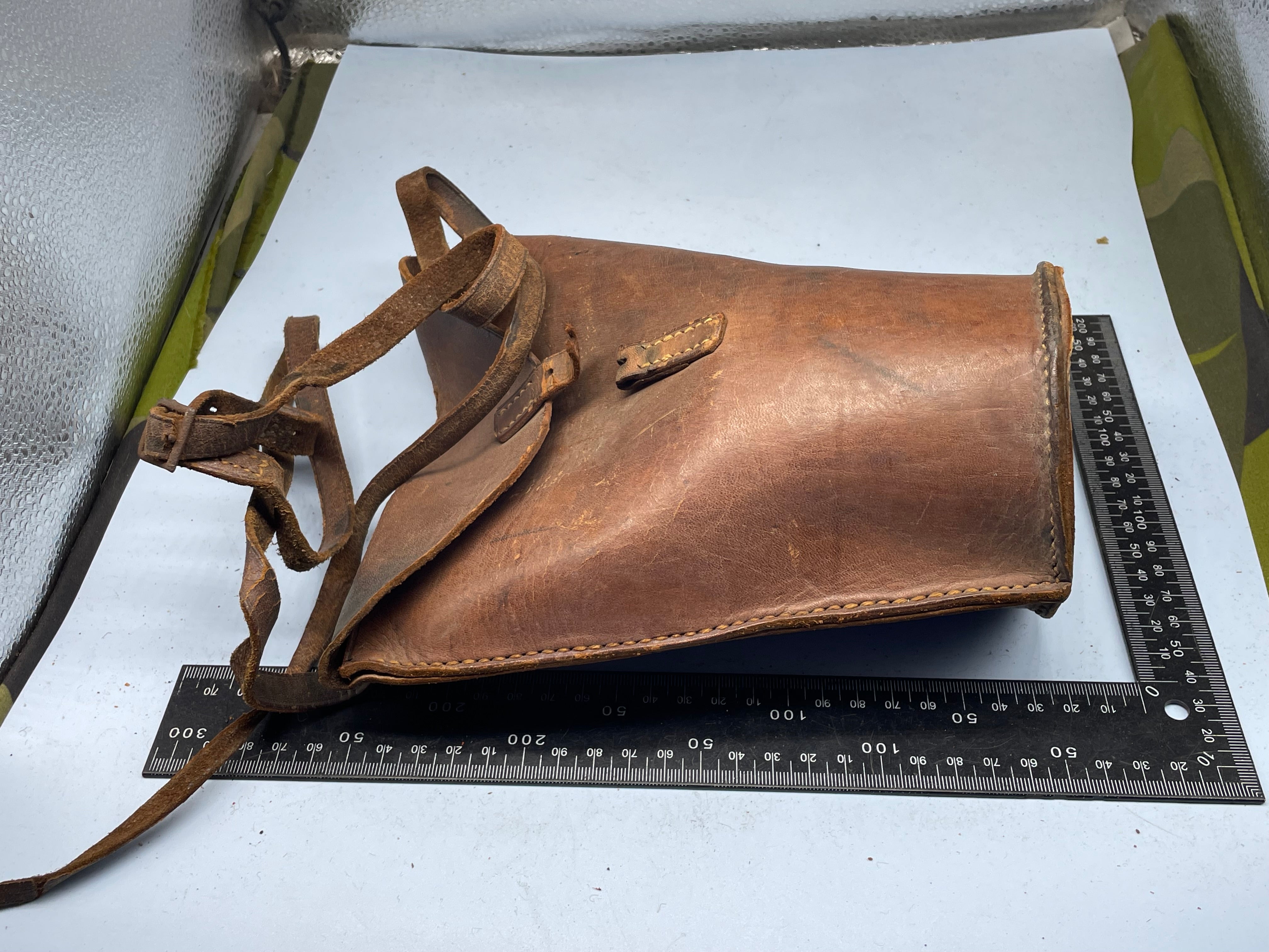 WW2 British Home Front Civilian Pattern Gas Mask in Private Purchase Leather Case - The Militaria Shop