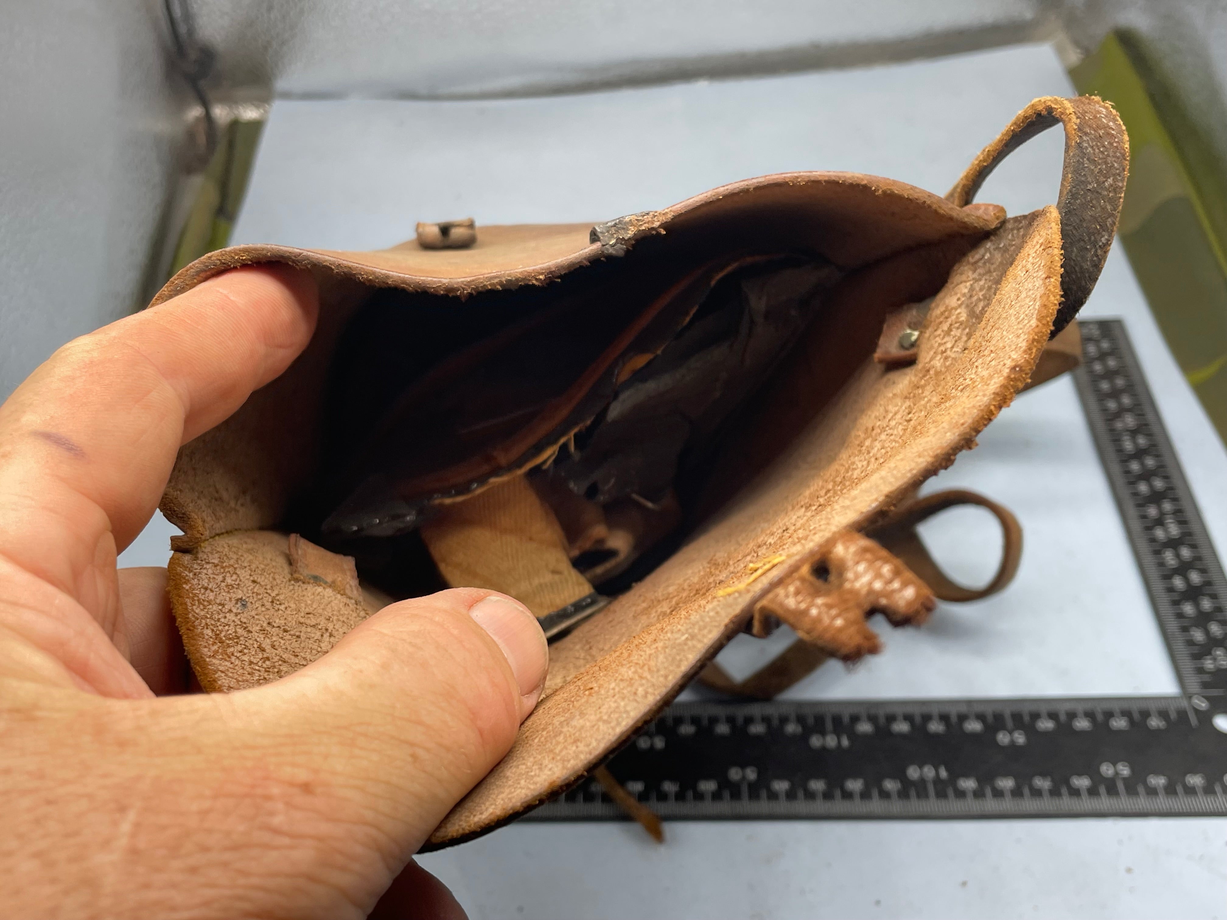 WW2 British Home Front Civilian Pattern Gas Mask in Private Purchase Leather Case - The Militaria Shop