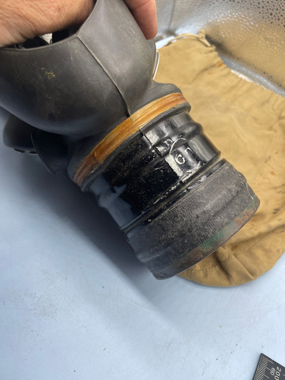 WW2 British Home Front Warden's Gas Mask in Bag of Issue - The Militaria Shop