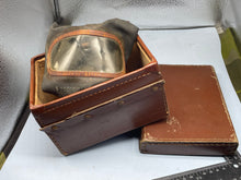 Charger l'image dans la galerie, WW2 British Home Front Civilian Pattern Gas Mask in Leatherette Box - The Militaria Shop