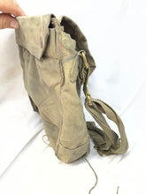 Load image into Gallery viewer, Original WW2 British Army Soldiers Gas Mask Bag in used condition