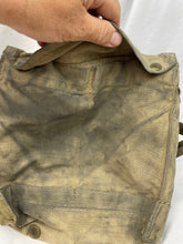 Load image into Gallery viewer, Original WW2 British Army Soldiers Gas Mask Bag in used condition