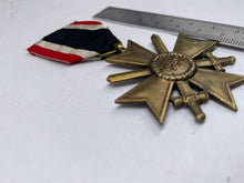 Charger l'image dans la galerie, Original WW2 German War Merit Cross with Swords - The Militaria Shop