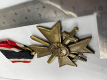 Charger l'image dans la galerie, Original WW2 German War Merit Cross with Swords - The Militaria Shop