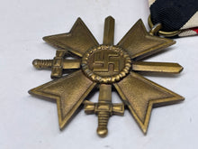 Charger l'image dans la galerie, Original WW2 German War Merit Cross with Swords - The Militaria Shop
