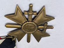 Charger l'image dans la galerie, Original WW2 German War Merit Cross with Swords - The Militaria Shop