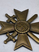 Charger l'image dans la galerie, Original WW2 German War Merit Cross with Swords - The Militaria Shop