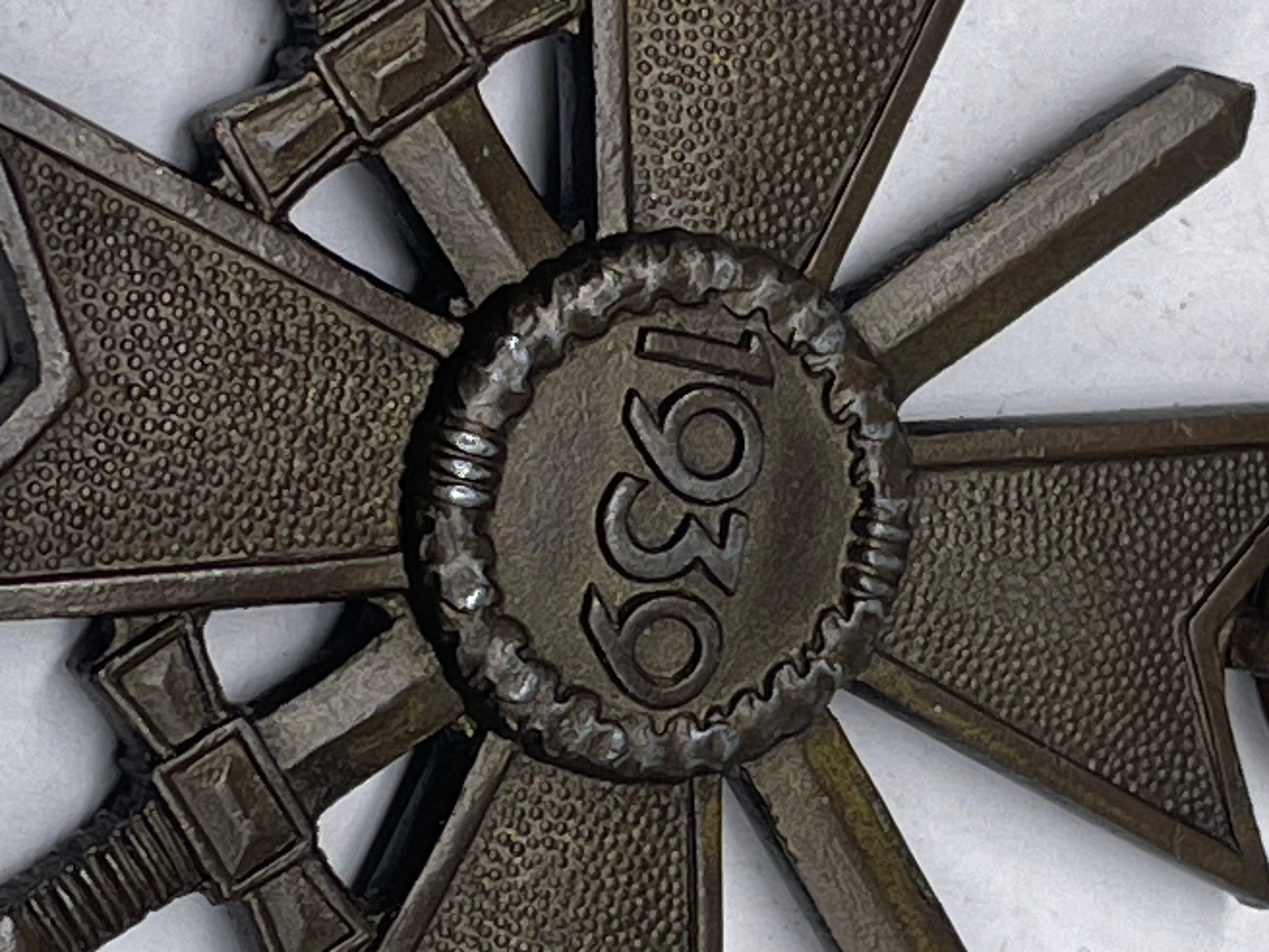 Original WW2 German War Merit Cross with Swords - The Militaria Shop