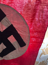 Charger l'image dans la galerie, Original WW2 German NSDAP Party Building Banner Flag Double Sided - The Militaria Shop