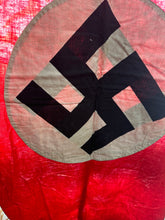 Charger l'image dans la galerie, Original WW2 German NSDAP Party Building Banner Flag Double Sided - The Militaria Shop