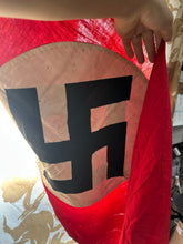 Charger l'image dans la galerie, Original WW2 German NSDAP Party Building Banner Flag Double Sided - The Militaria Shop