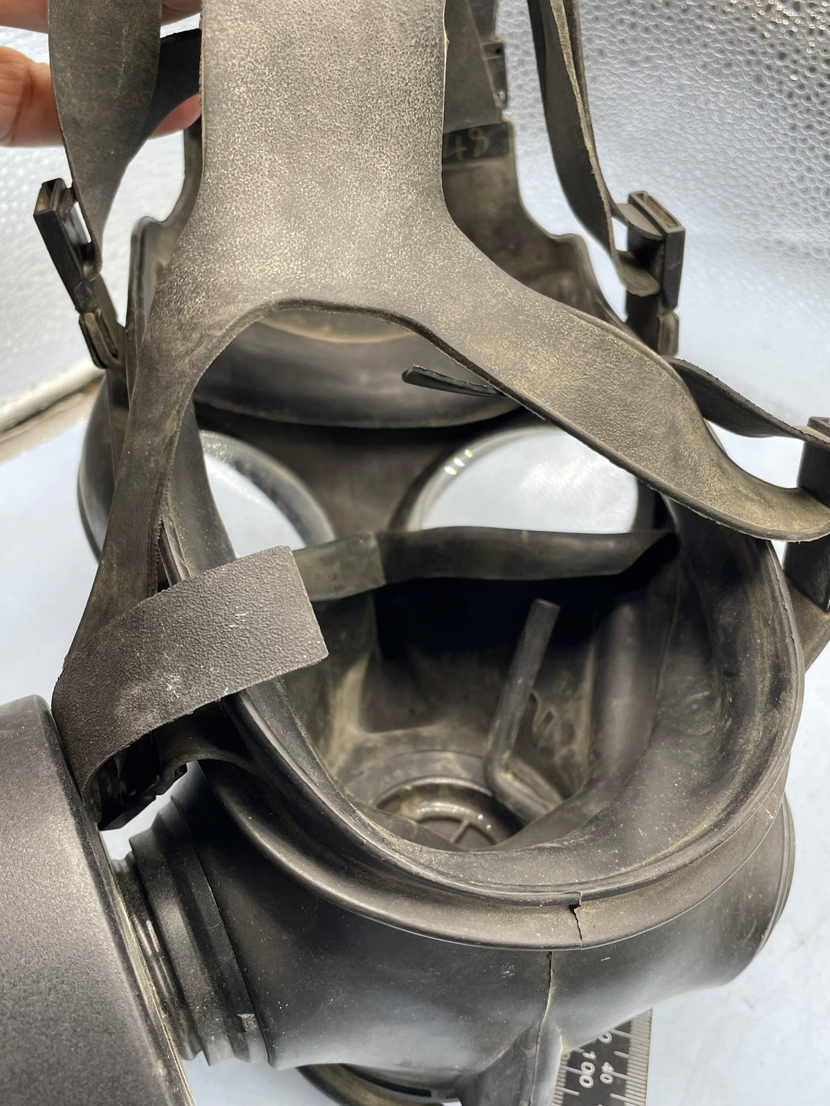 Original British Army / Special Forces S10 Gas Mask with filter - The Militaria Shop