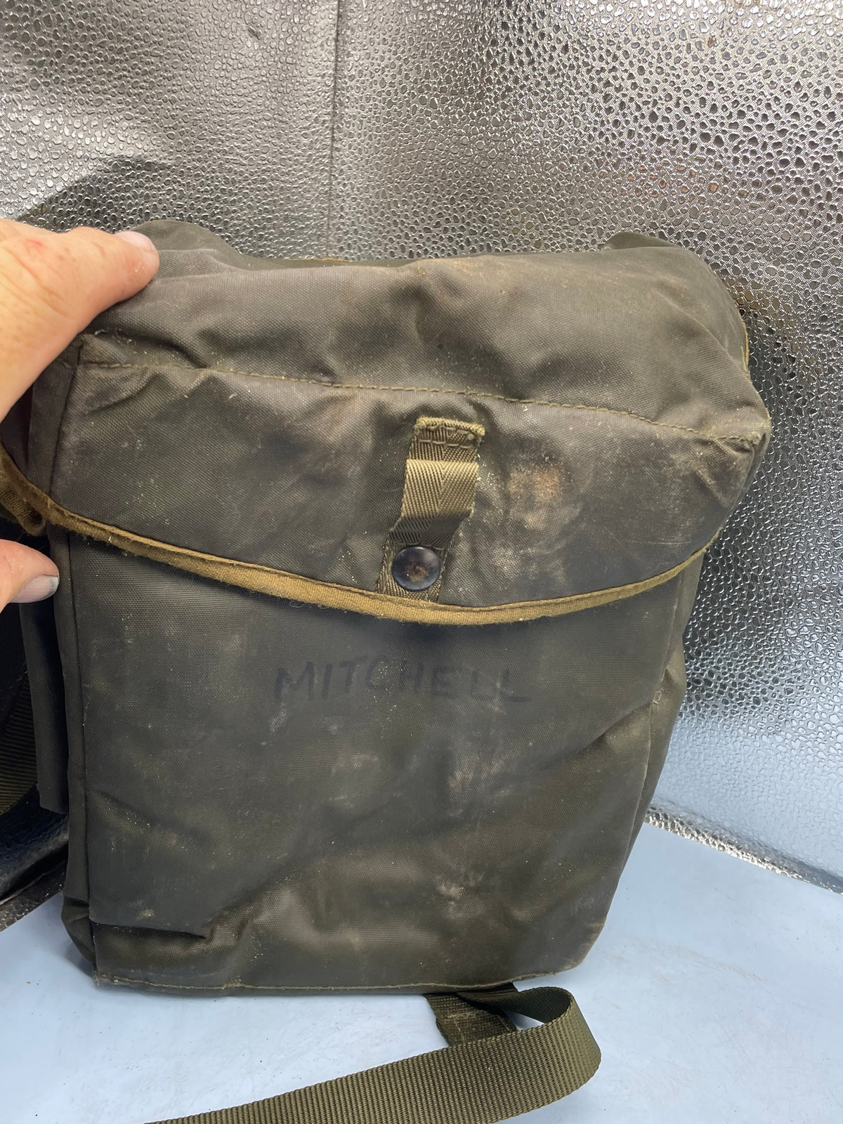 Original British Army Cold War Era Gas Mask with Filter in Bag - The Militaria Shop