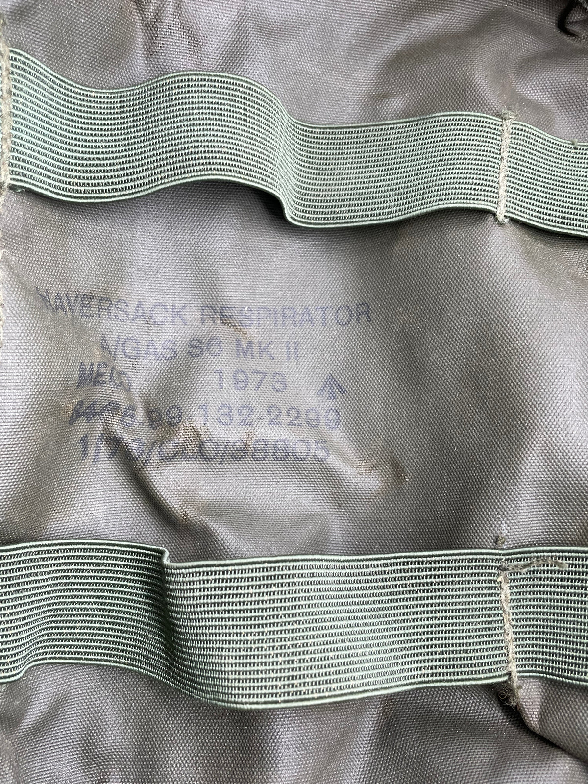 Original British Army Cold War Era Gas Mask with Filter in Bag - The Militaria Shop