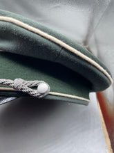 Load image into Gallery viewer, WW2 German Army Officers Visor Cap with Badges - The Militaria Shop