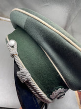 Load image into Gallery viewer, WW2 German Army Officers Visor Cap with Badges - The Militaria Shop