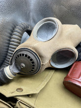 Load image into Gallery viewer, Original WW2 British Army Long-Hose Gas Mask with Bag - Stunning Condition - The Militaria Shop