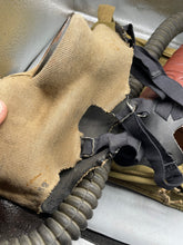 Load image into Gallery viewer, Original WW2 British Army Long-Hose Gas Mask with Bag - Stunning Condition - The Militaria Shop