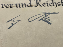 Load image into Gallery viewer, Original WW2 German Mother's Cross in Silver with Certificate - Adolf Hitler Signature - The Militaria Shop