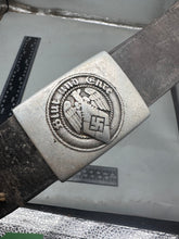 Charger l'image dans la galerie, Original WW2 German Army Hitler Youth HJ Belt and Buckle Set