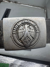 Charger l'image dans la galerie, Original WW2 German Army Hitler Youth HJ Belt and Buckle Set