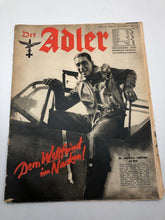 Charger l'image dans la galerie, Original WW2 German Luftwaffe Der Adler Propaganda Magazine - 12th Aug 1941