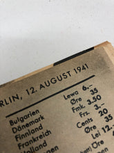 Charger l'image dans la galerie, Original WW2 German Luftwaffe Der Adler Propaganda Magazine - 12th Aug 1941