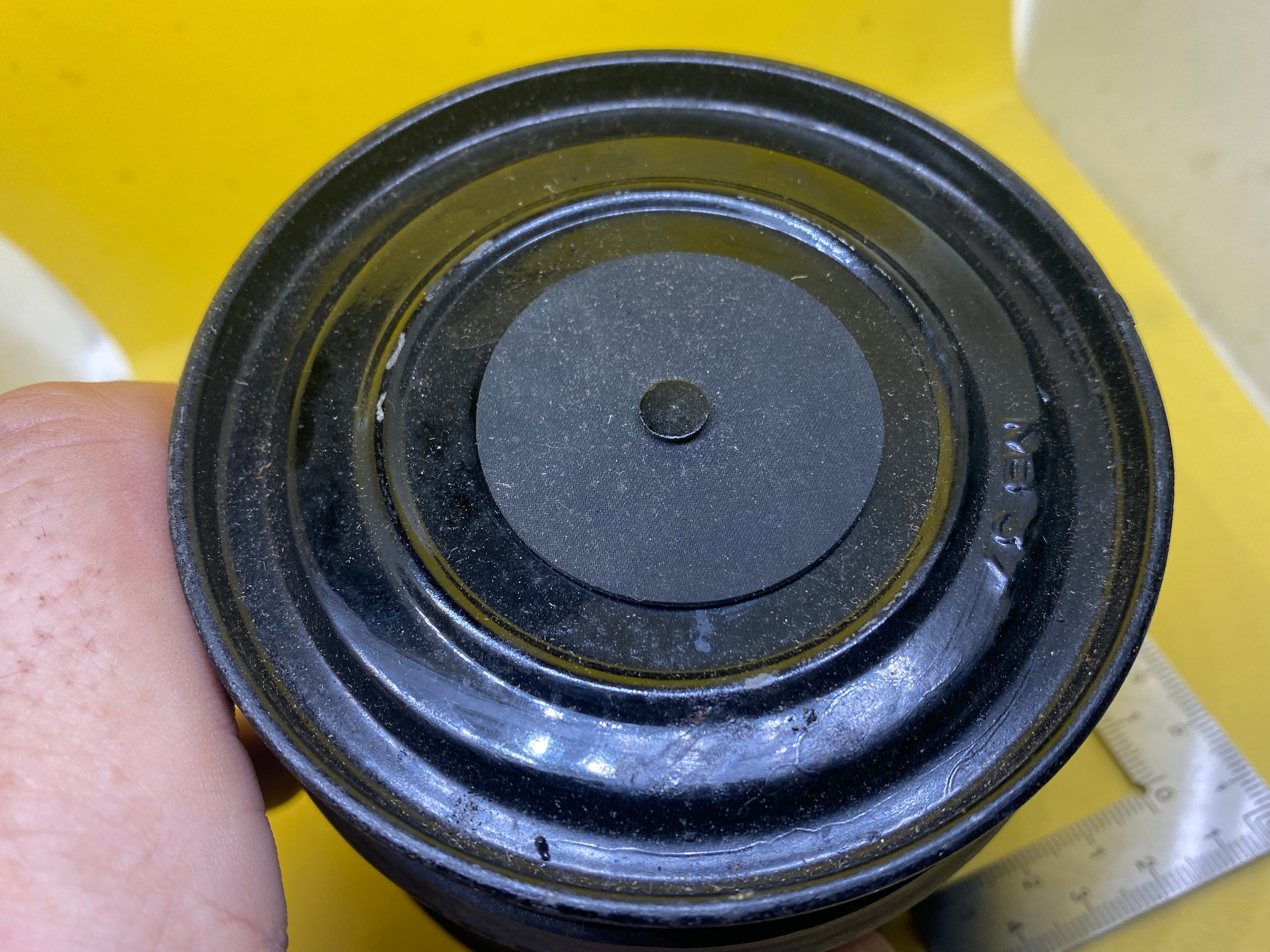 Original WW2 British Home Front Civilian Gas Mask Spare Filter - The Militaria Shop