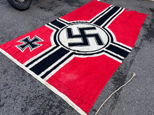 Lade das Bild in den Galerie-Viewer, Original WW2 German Kriegsmarine Ship Battle Flag - 3.35m x 2m