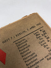 Charger l'image dans la galerie, Original WW2 German Luftwaffe Der Adler Propaganda Magazine - 7th April 1941