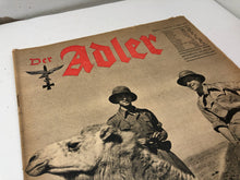 Charger l'image dans la galerie, Original WW2 German Luftwaffe Der Adler Propaganda Magazine - 7th April 1941