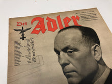 Charger l'image dans la galerie, Original WW2 German Luftwaffe Der Adler Propaganda Magazine - 4th May 1943